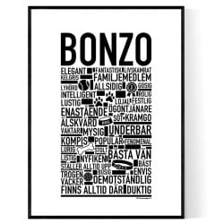 Bonzo Hundnamn Poster