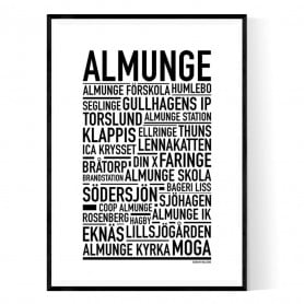 Almunge Poster